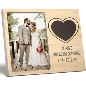 5x7 Picture Frame, Made of Tempered Glass and Black Board, Wedding Gifts Couples Frame, Engagement Gift Frame, Give it Mr or Mrs Gifts in Festival, Birthday, Anniversary.