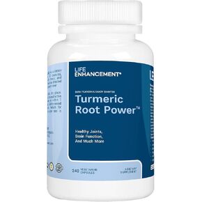 Life Enhancement Turmeric Root Capsules - Curcuma Capsules Supplement - 1200 mg Turmeric (Curcuma Longa) Root - 120 Servings
