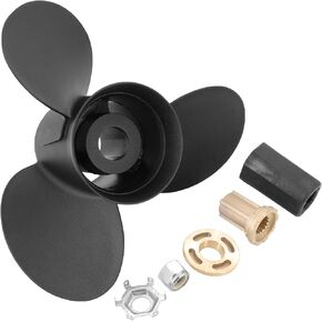 Dokili Upgrade Aluminum Boat Propeller 48-832832A45 for Mercury Outboard Engine 135-300HP 14-1/4x21 Pitch 15-Spline Tooth, RH, Hub Kits Included