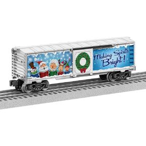 Lionel 2023 Christmas Illuminated Music O Gauge Model Train Boxcar
