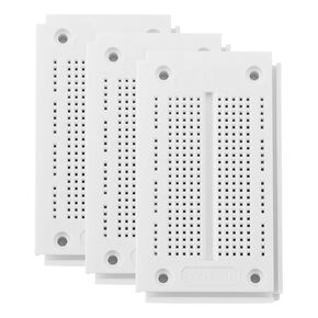 PATIKIL 6 Pcs Breadboard, Solderless Breadboard Large Breadboard 270 Tie Points Prototype PCB Bread Board Electronics Kit Plates