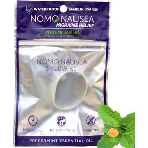 NoMo Migraine Band Instant Migraine, Headache and Tension Relief with Peppermint Essential Oils and Acupressure. Drug Free Aid for Pounding Headache and Migraine Relief