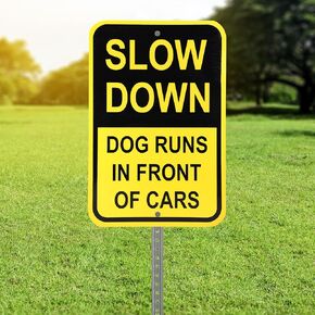 مجموعة من قطعتين من Bigtime Slow Children at Play Sign for Street - لافتات معدنية مقاومة للماء للسلامة والديكور في الهواء الطلق - ملصق جانبي للتحذير من حركة المرور - يمكن وضعه في الحديقة أو الفناء أو المدرسة أو الملعب