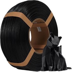 eSUN PLA+ Refilament 1.75mm, 3D Printer Refill PLA Plus, Dimensional Accuracy +/- 0.03mm, 1KG Spoolless 3D Printing Filament for 3D Printers, Bone White
