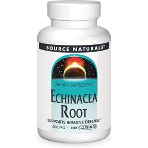 Source Naturals Echinacea Root 500mg, 200 Capsules