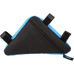 Bicycle Storage Bag, Oxford Fabric Bike Triangle Frame Bag, Quick Release Bike Frame Front Tube Bag, Bicycle Triangle Bag, Storage Saddle Frame Pouch for Bike Bicycle Cycling(Black+Black) in Saudi Arabia