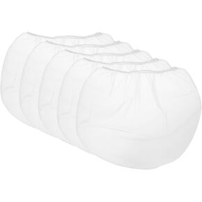 HARFINGTON Paint Strainer Bags 5Gallon 1.54"x1.95" Nylon Mesh Bag with Elastic Opening 5Pcs
