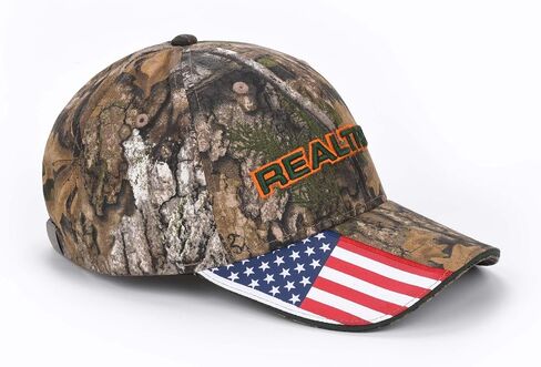 قبعة بيسبول Realtree APX Camo مصنوعة من نسيج قطني 100% (خوخي) in Kuwait