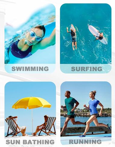 Bonneuitbebe Women's Swim Shirt UPF 50+ Short Sleeve Rash Guard UV Sun Protection Bathing Suit Top with Built in Bra in Kuwait