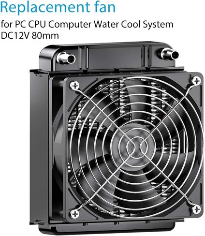 Wathai 80mm x 20mm 8020 12V DC Cooling Fan 2Pin High Preformance Brushless Fan 12 Volt in Saudi Arabia