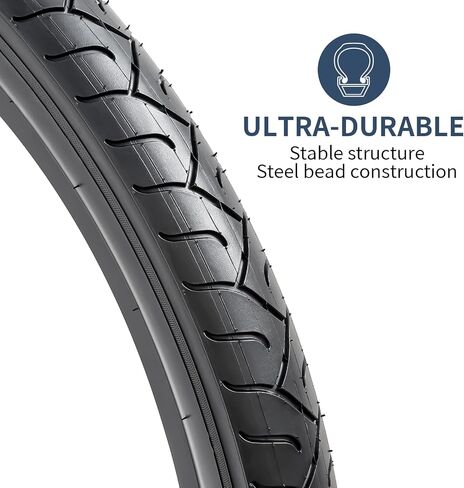 YUNSCM 2-PCS 24" إطارات الدراجة 24 x 2.125/57-507 و24" أنابيب الدراجة صمام شريدر متوافق مع 24x1.95 24x2.0 24x2.10 24x2.125 24x2.15 إطارات وأنابيب الدراجة (P-1077) in Saudi Arabia