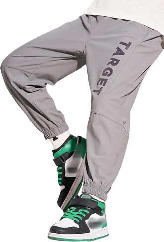 Little Boys Hiking Cargo Casual Long Pants UPF 50+ Kids Youth Quick Dry Outdoor Camping Letter Trousers in Saudi Arabia