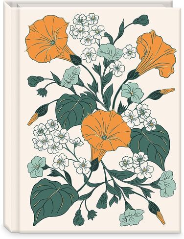 Punch Studio Nature's Grace Butterflies, Undated Monthly Guided Spiral Planner, Gold Foil, 96 Color Pages, 3 Sticker Sheets (59258) in Saudi Arabia