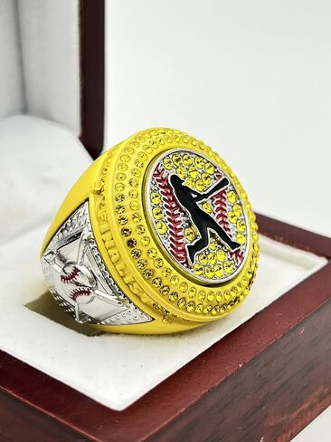 Discount Sports Rings, Softball Batter FINALIST RING — Player Award, assorted colors and gemstones in Saudi Arabia