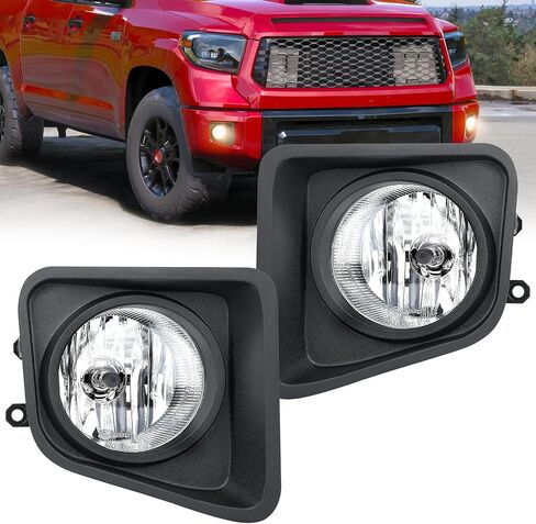 Nilight Fog Light Assembly Compatible with 2002 2003 2004 Toyota Camry 2005 2006 2007 2008 Corolla 2002 2003 Solara Fog Lamp Replacement Clear Lens with 9006 12V 55W Bulbs, 2 Years Warranty in Saudi Arabia