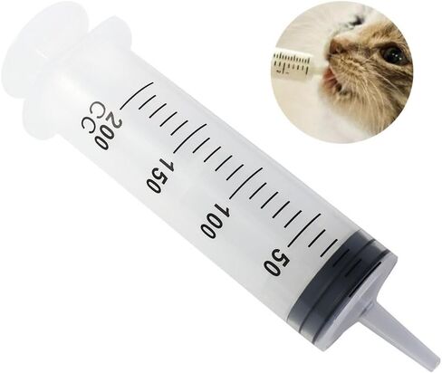 Vctitil 4Pcs Large Syringes Without Needle,Plastic Liquid Syringe for Scientific Labs,Watering Plants,Feed Pets,Oil or Glue Applicator (60/100/200/500ml? in Saudi Arabia