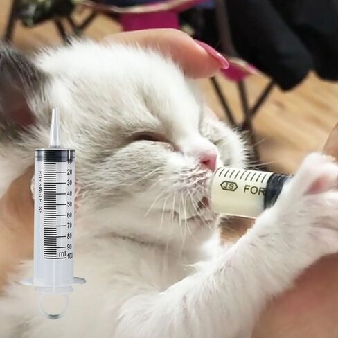Vctitil 4Pcs Large Syringes Without Needle,Plastic Liquid Syringe for Scientific Labs,Watering Plants,Feed Pets,Oil or Glue Applicator (60/100/200/500ml? in Saudi Arabia