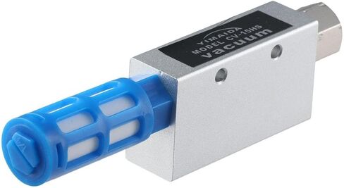 Vacuum Ejector Silver Durable 1/4" Negative Pressure Switch with Silencer Aluminum Alloy Pneumatic Negative Pressure Switch Vacuum Generator in Saudi Arabia