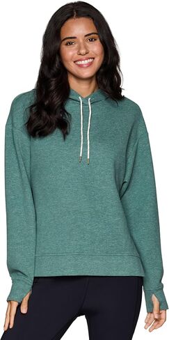 Avalanche Hoodie for Women, Relaxed Fit Women's Lightweight Sweatshirt with Thumbholes, Drawstrings for Hiking, Casual Wear in Saudi Arabia