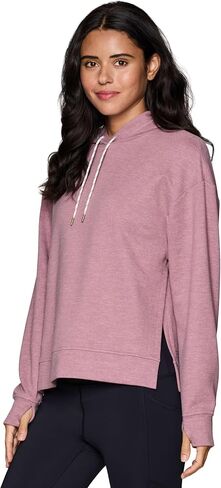 Avalanche Hoodie for Women, Relaxed Fit Women's Lightweight Sweatshirt with Thumbholes, Drawstrings for Hiking, Casual Wear in Saudi Arabia