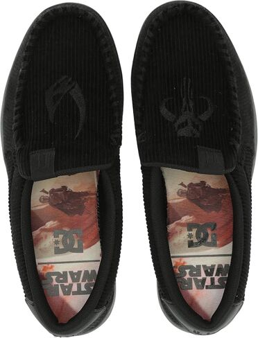 حذاء تزلج رجالي من DC X Star Wars Sneaker Collection، أسود/أبيض/رمادي (شبكة)، 12 in Saudi Arabia