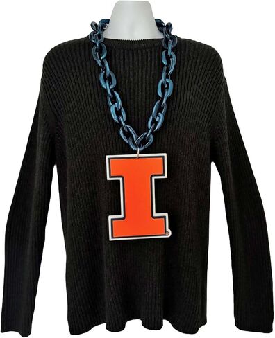 aminco Illinois Illini Fan Chain, Navy in Saudi Arabia