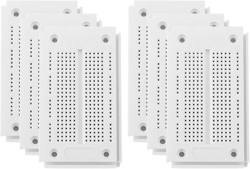 PATIKIL 6 Pcs Breadboard, Solderless Breadboard Large Breadboard 270 Tie Points Prototype PCB Bread Board Electronics Kit Plates in Saudi Arabia