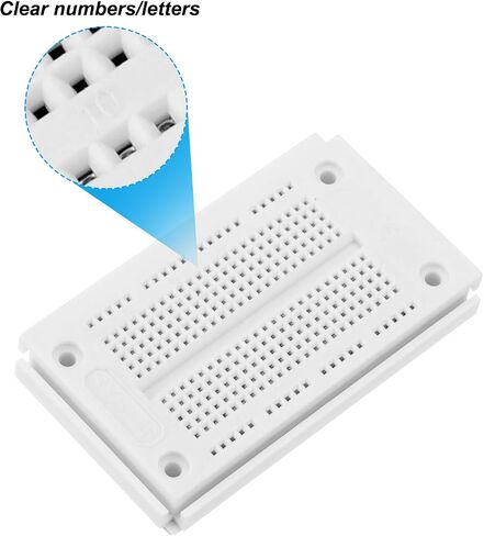 PATIKIL 6 Pcs Breadboard, Solderless Breadboard Large Breadboard 270 Tie Points Prototype PCB Bread Board Electronics Kit Plates in Saudi Arabia