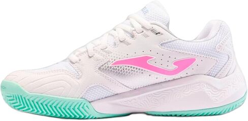 Joma Master 1000 Lady 2432 TM10LS2432C, Womens, White/Rosa, 6 US in Saudi Arabia