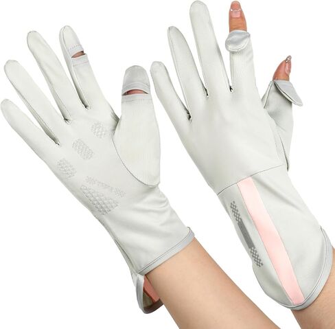 Driving Gloves Sun Gloves Sun Protection Gloves UV Protection Gloves Full Finger Thin Gloves UV Light Gloves Cycling Gloves for Women in Saudi Arabia