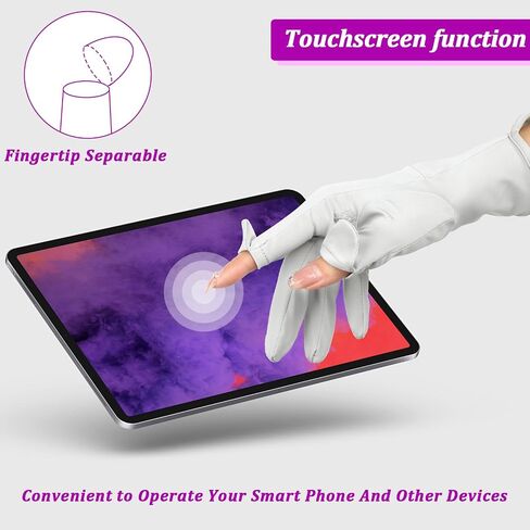 Driving Gloves Sun Gloves Sun Protection Gloves UV Protection Gloves Full Finger Thin Gloves UV Light Gloves Cycling Gloves for Women in Saudi Arabia