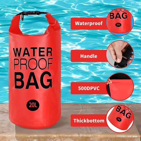500D Sand Anchor for Small Boats, Power Watercrafts, 2 in 1 PWC Jet Ski Anchor Kit with Adjustable Buoy, Waterproof Dry Bag for Jet Ski, Kayak, Boat, Hiking Foldable Sandbags in Saudi Arabia