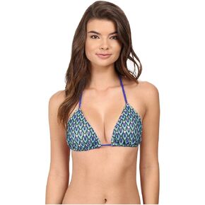 Luli Fama Women's Standard Blue Kiss Braided Triangle Bikini Top