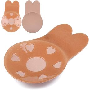 Women Adhesive Strapless Breast Lift Up Nipplecovers Sticky Invisible Backless Silicone Bra
