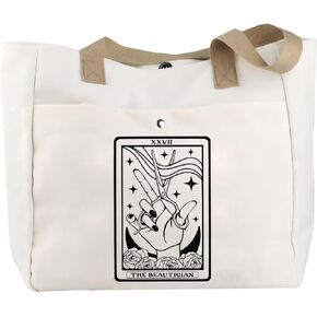 TOBGBE Funny Beautician Idea Canvas Bag Hairdresser Cosmetologist Gifts Barber Gift Hair Stylist Appreciation Gift