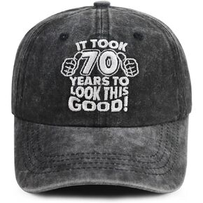 Limited Edition 1954 Baseball Cap for Men Women, Funny Adjustable Cotton Embroidered 70th Birthday Hat