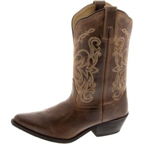 Smoky Mountain Boots | Madison Series | Women’s Western Boot | 10-Inch Height | Snip Toe | Genuine Leather | Rubber Sole & Western Heel | Man-Made Lining & Leather Upper | Steel Shank