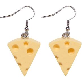 Funny Food Dangle Earrings - Hamburger, Pizza, Lobster Drop Earrings for Women and Girls - Novelty Jewelry Gift