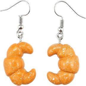 Funny Food Dangle Earrings - Hamburger, Pizza, Lobster Drop Earrings for Women and Girls - Novelty Jewelry Gift