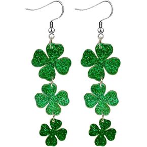 Shamrock Earrings for Women St Patricks Day Earrings Acrylic Green Drop Earrings Irish Holiday Earrings Jewelry St Patricks Day Accessories in Saudi Arabia