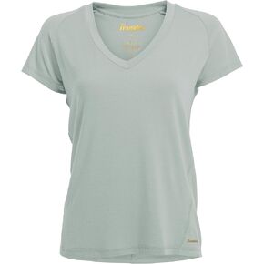 Franklin Sports Women's Cross Back V-Neck T-Shirt-Relaxed Fit
