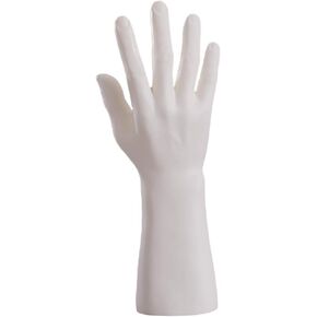 Cabilock Simulation Male Hand Model Hand Form Jewelry Display Rack Ring Stand Holder Hand Mannequin Rack Watch Ring Display Props (White)