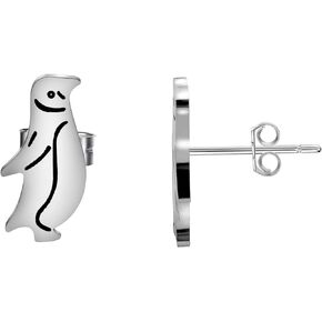 WSNANG Penguin Stud Earrings Penguin Lover Gift Cute Animal Earrings Penguin Gift for Women Girls