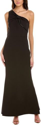 JS Collections Women's Lilah Bow Mermaid Gown in Black in Kuwait