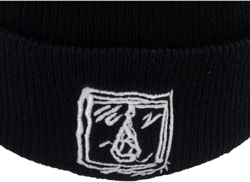 2PCS الأزياء حزينة البكاء الوجه Skullies هود الشتاء الدافئة قبعات الرياضة قبعة صغيرة القبعات الأزواج in Saudi Arabia