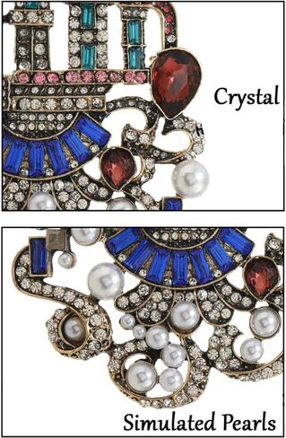 دبوس بروش من الكريستال بحجر الراين من Ulricar هدية للنساء والفتيات in Kuwait