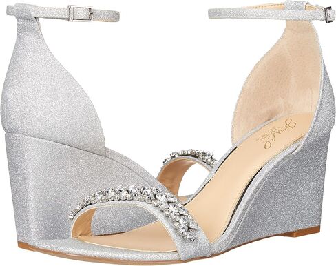 Jewel Badgley Mischka Peggy Crystal Embellished Wedge in Saudi Arabia
