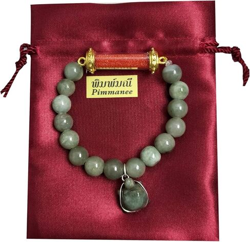 تميمة بوذا اليشم الأخضر الطبيعي طول العمر السلحفاة التايلاندية سوار للنساء الرجال سحر الصف الإسورة مع قلادة نادرة المقدسة ساريرا فرا تاث الأحمر ساكياموني الآثار قوية حظا سعيدا الازدهار النجاح in Kuwait