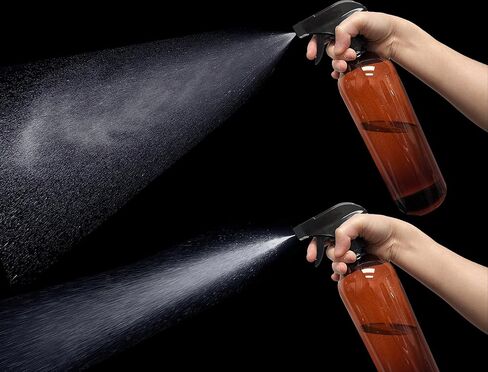 زجاجات رش بلاستيكية من ljdeals بوزن 32 أونصة مع رشاشات رذاذ وتيار، حاويات رفيعة وطويلة قابلة لإعادة التعبئة للحمام والمطبخ ورذاذ الشعر... عبوة من 4 قطع، خالية من مادة BPA، مصنوعة في الولايات المتحدة الأمريكية in Kuwait