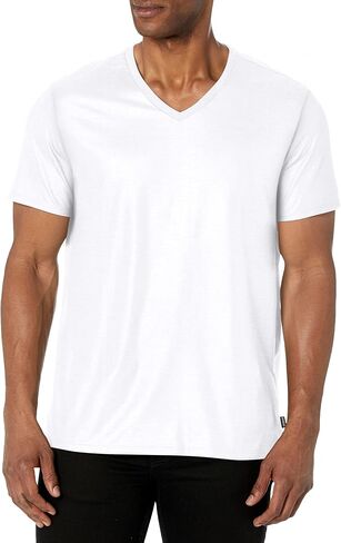 GUESS Men's Short Sleeve Mason Yoke Vee in Saudi Arabia